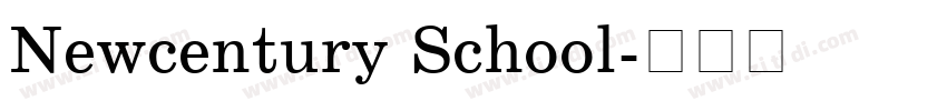 Newcentury School字体转换